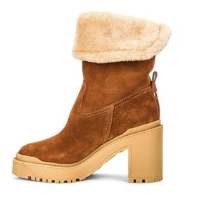 Valentino Garavani Selleria & Naturale Shearling Boots